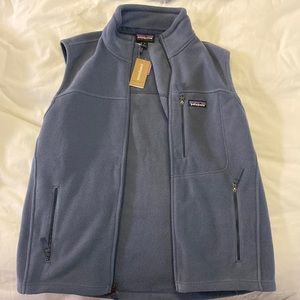 Blue Patagonia vest, new with tags still on it. Unworn.